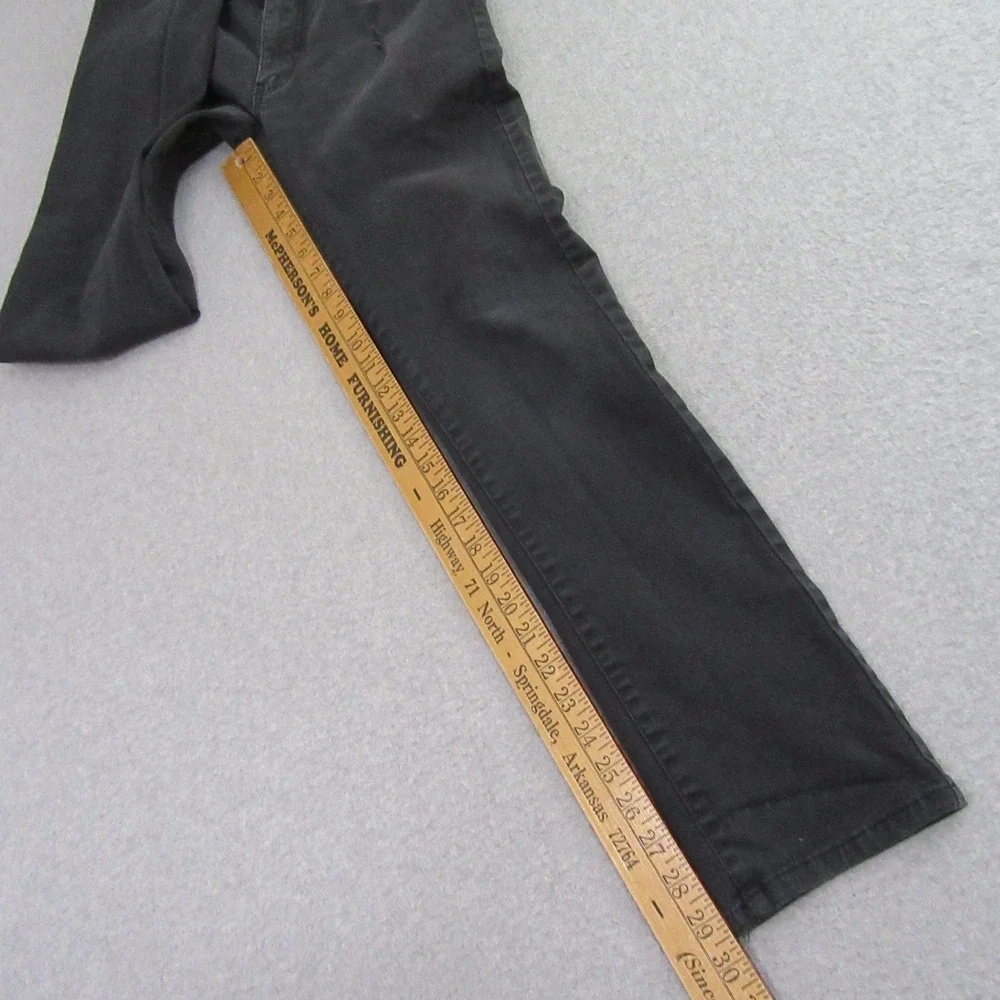 WT02‎ Mens Slim Straight Leg Jeans 30 x 32 Black Stretch Pocket